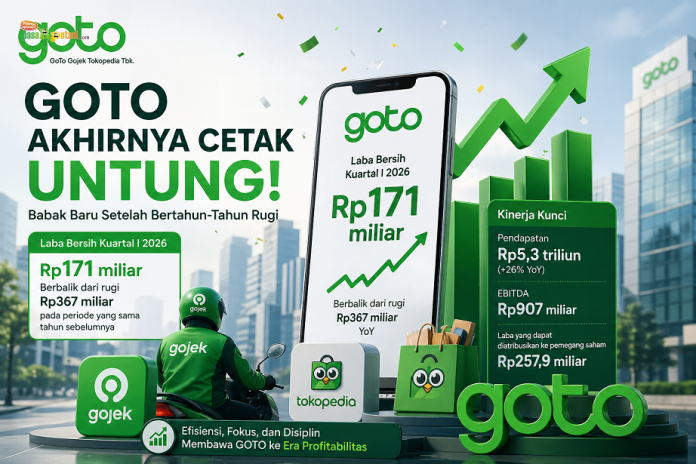 Akhirnya GOTO Untung