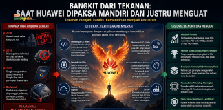 Bangkit dari Tekanan: Saat Huawei Dipaksa Mandiri dan Justru Menguat Kebangkitan Huawei