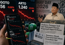 GOTO & ARTO Terjun Payung 4 Mei 2026: Dampak Pidato Prabowo, Tarif Ojol, dan Bayang-Bayang Danantara Pengaruh Pidato TerhadapEkosistem GOTO